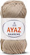 Ayaz Knitting Yarn Polypropylene for Bags Beige 140m 100g