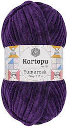 Kartopu Yumurcak Polyester Lila 120m 100g