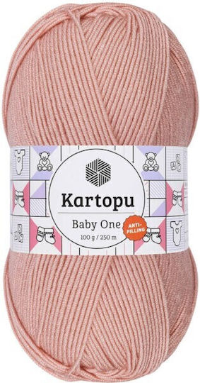 Kartopu Νήμα Πλεξίματος Ακρυλικό Ροζ 250m 100gr