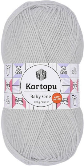 Kartopu Strickgarn Acrilyc Gray 250m 100gr