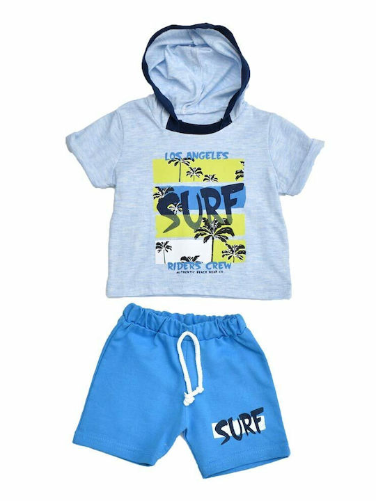 Kinder-Set mit Shorts Sommer 2Stück Blau