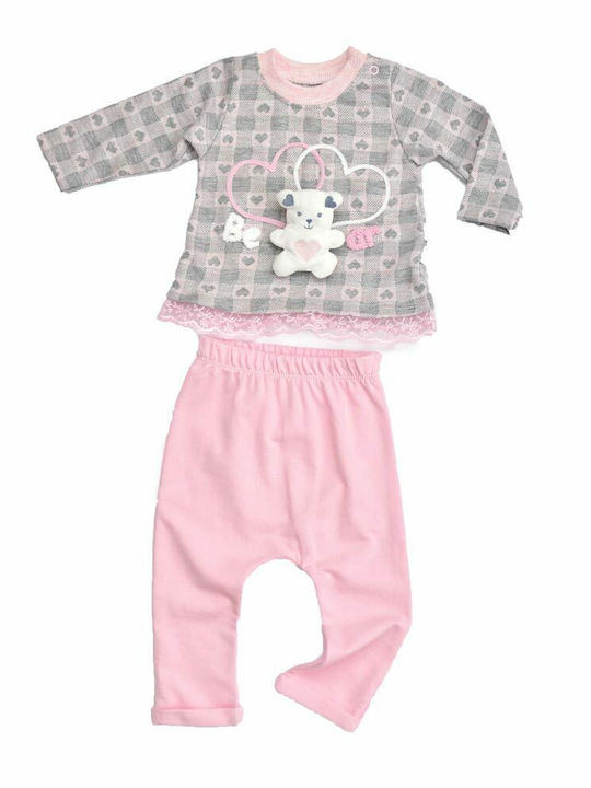 Kinder-Set mit Hose Sommer 2Stück Gray