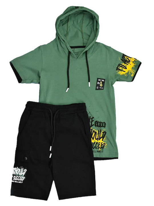 Kinder-Set mit Shorts Sommer 2Stück Khaki