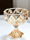 Homestyle Fruit Bowl Glass Beige 17.5x18x18cm