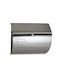Import Hellas Outdoor Mailbox Metallic in Silver Color
