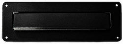 Viometal Mailbox Slot Metal in Black Color 28x10cm