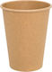 Intertan Disposable Cup Paper Beige 420ml 50pcs