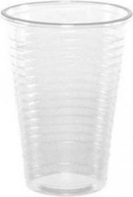 Ποτήρι μιας Χρήσης Πλαστικό Διάφανο 200ml 100τμχ