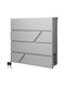 ML-Design Cutie Poștală pentru Exterior Inox în Culoarea Gri 37x11x37cm