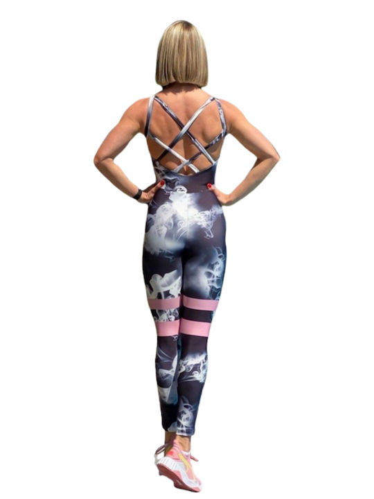 Women's Sleeveless One-piece Suit Multicolored
