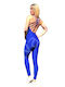 Women's Sleeveless One-piece Suit Blue