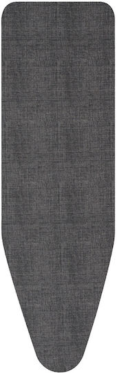 Brabantia Σιδερόπανο Μαύρο 124x38cm