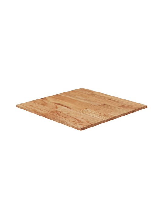 vidaXL Placemats Lemn Maro 40x40cm 1buc