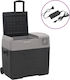 vidaXL Frigider Portabil 40L Negru