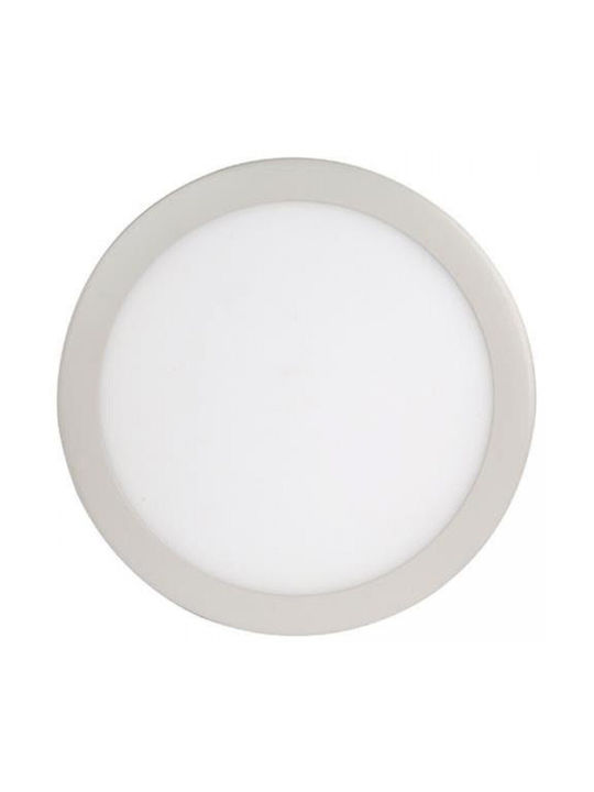 Horoz Electric Rund Vertieft LED Panel 24W mit Natürliches Weiß Licht 4200K