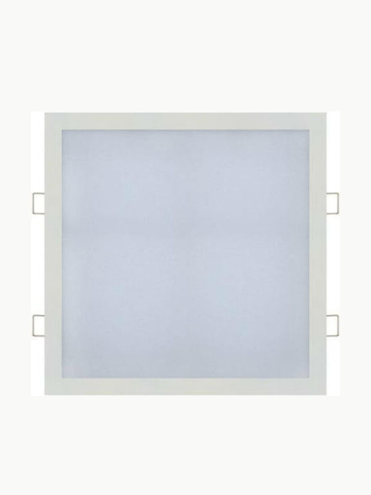 Horoz Electric Square Recessed LED Panel 18W with Natural White Light 4000K 22.5x22.5cm