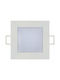 Horoz Electric Square Recessed LED Panel 3W with Natural White Light 4200K