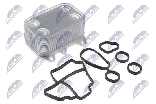 NTY Car Oil Radiator for Skoda Octavia / Fabia Volkswagen Passat / Golf / Crafter Audi A4 / A6 / A3