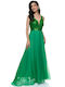 RichgirlBoudoir Summer Maxi Evening Dress Green