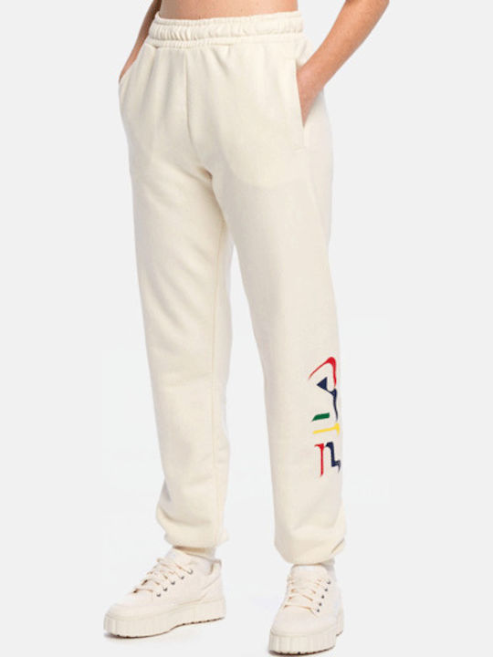 Bairro Pants Sweatpants Jogger White