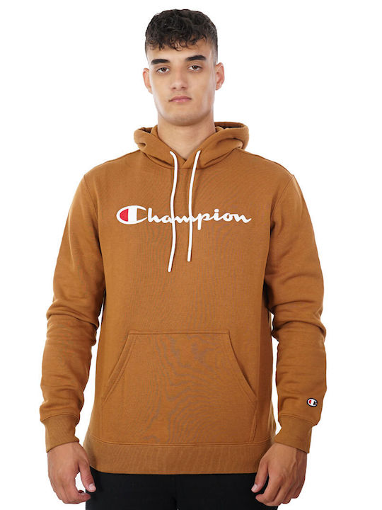 Champion Sweatshirt mit Kapuze Braun