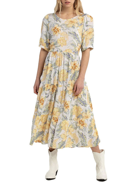 Rip Curl Midi Rochie Aur