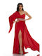 RichgirlBoudoir Maxi Φόρεμα για Γάμο / Βάπτιση Κόκκινο