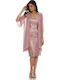 Midi Dress for Wedding / Baptism Pink