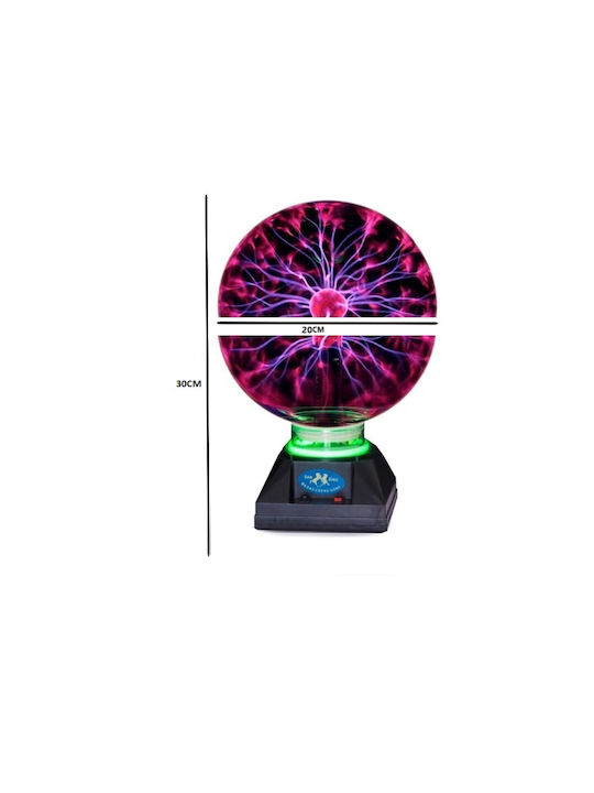 Decorative Lamp Plasma Ball Black