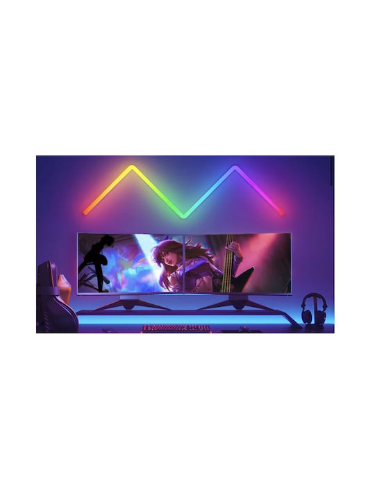 Bluetooth Διακοσμητικό Φωτιστικό με Φωτισμό RGB Μπάρα LED