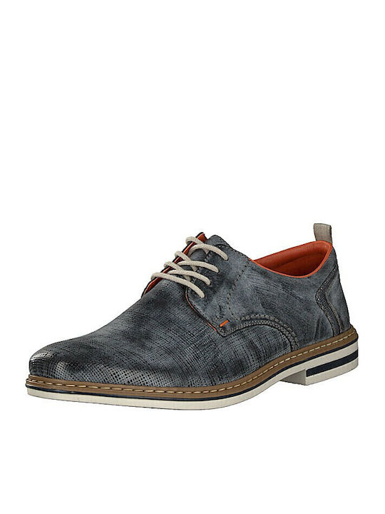 Men's Anatomic Leather Casual Shoes Blue