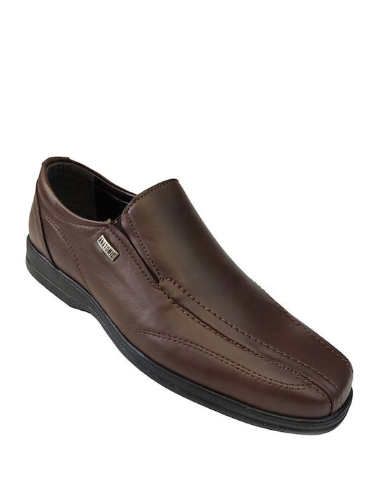 Northway Men's Anatomic Leather Casual Shoes Brown