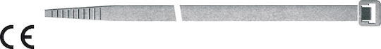 Maurer Plastic Cable Ties 360mm x 7.5mm in Grey Colour Quantity 100pcs