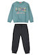 Kids Sweatpants Set Dark Grey 2pcs