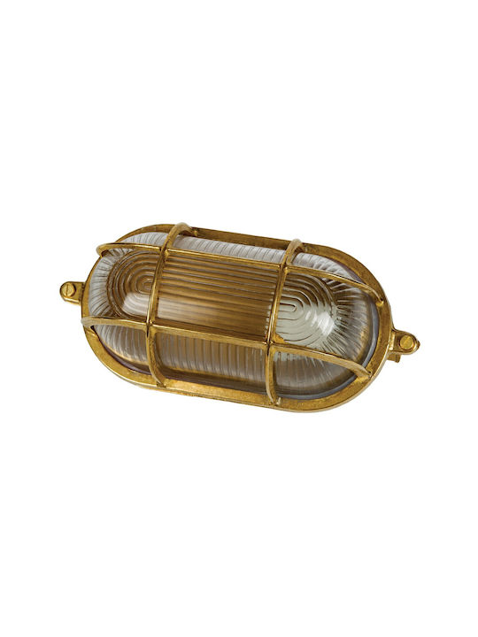 VK Lighting Стенна Външна Костенурка E27 23x11εκ.