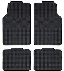 Car+ Σετ Μπροστινά και Πίσω Universal 4τμχ Μαύρα Car+ Σετ Μπροστινά και Πίσω Universal 4τμχ Μαύρα