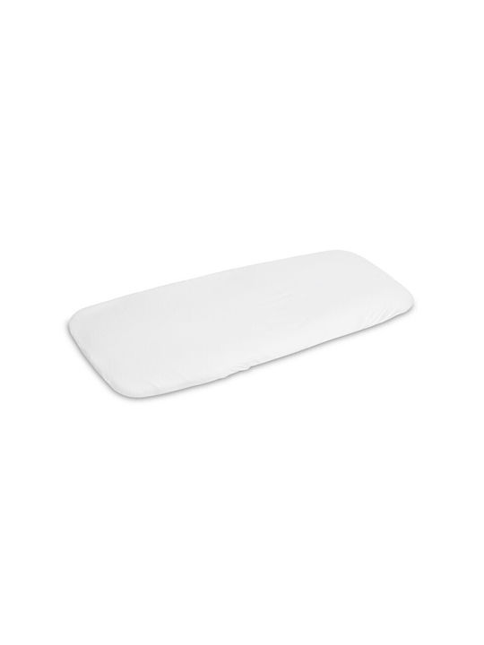Sensillo Baby Sheet Crib Cotton Fitted White 40x90cm