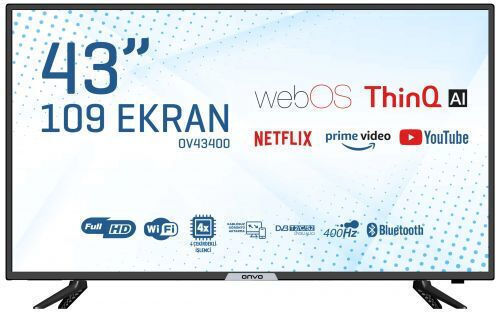 Onvo Smart Τηλεόραση 43" Full HD LED OV43400 (2022)