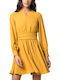 Mini Dress for Wedding and Christening Yellow
