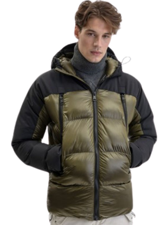 Winter Jacket Puffer Khaki