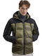 Winter Jacket Puffer Khaki