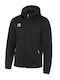 Errea Men's Winter Softshell Jacket Waterproof and Windproof Black