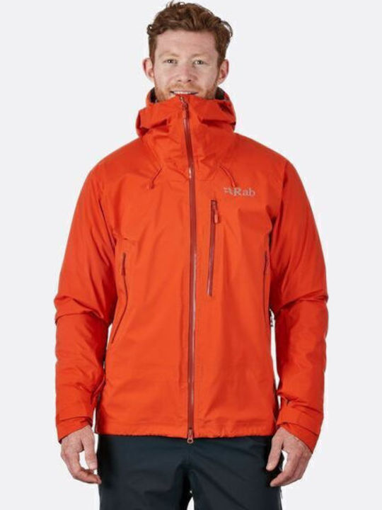 Winter Jacke Wasserdicht Orange