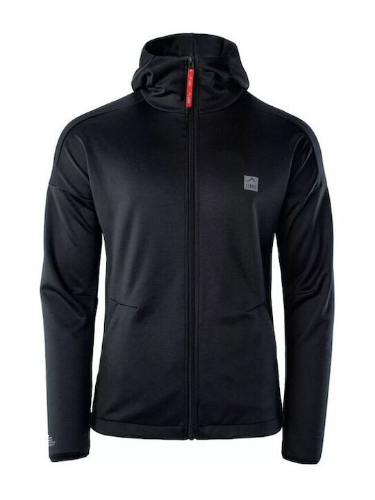 Elbrus Herren Winter Jacke Lässig Schwarz