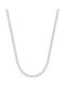 Kiriakos Gofas White Gold Chain Neck 9K Thin Thickness 1.95mm