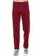 Sweatpants with Elastic Burgundy