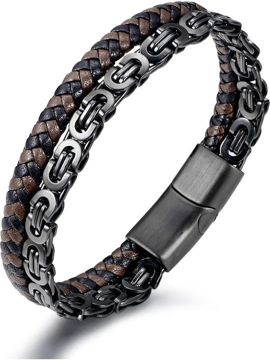 Legend Accessories Ανδρικό Βραχιόλι Δερμάτινο