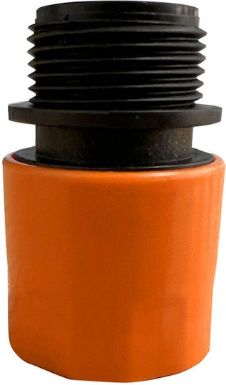 Nakayama GH9137 042631 Quick Connector Water Pipe with Male Thread 19mm Orange