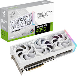 Asus GeForce RTX 4090 24GB GDDR6X ROG Strix White Edition Graphics Card