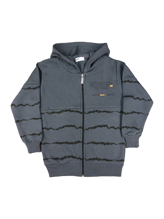 Nek Kids Wear Παιδική Ζακέτα Φούτερ Βαμβακερή μ...